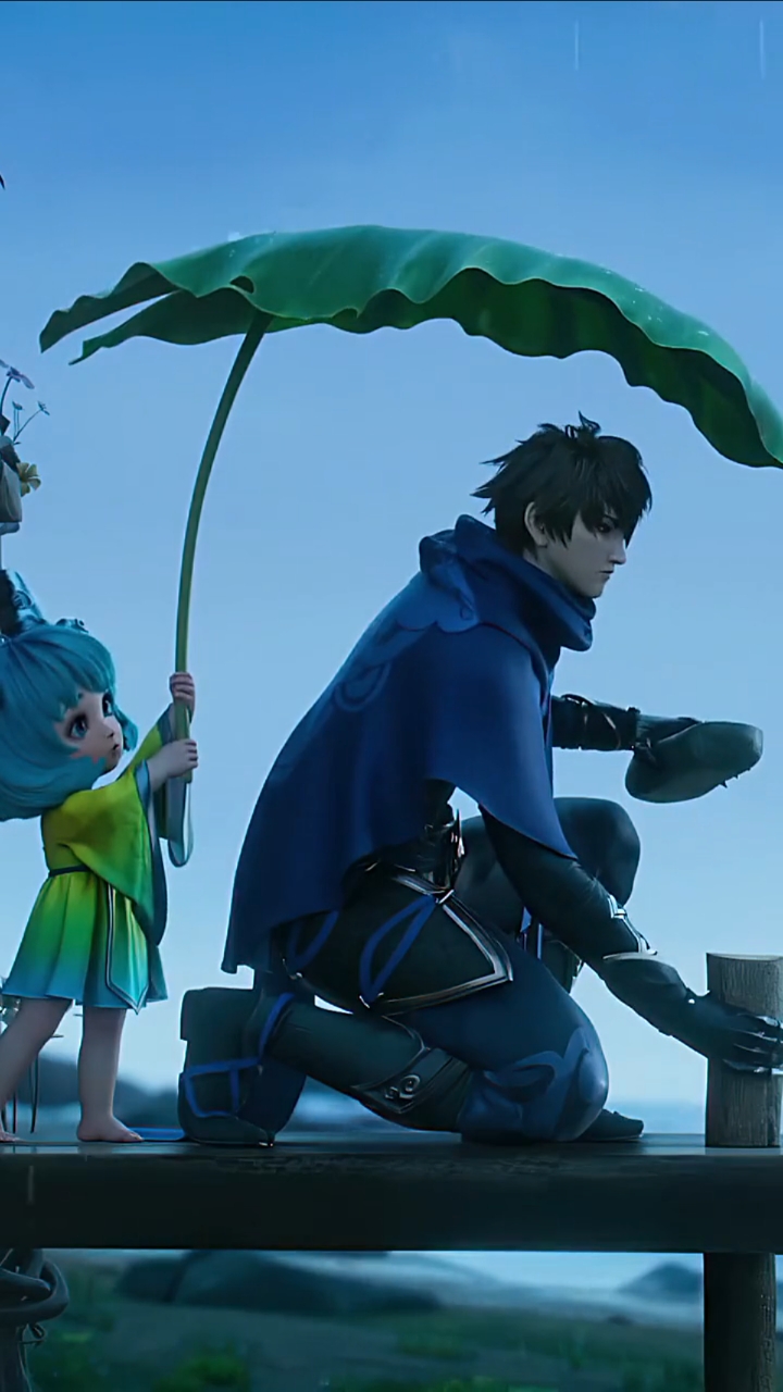 蔡文姬#蔡文姬给澜撑伞的这一幕暖到我了