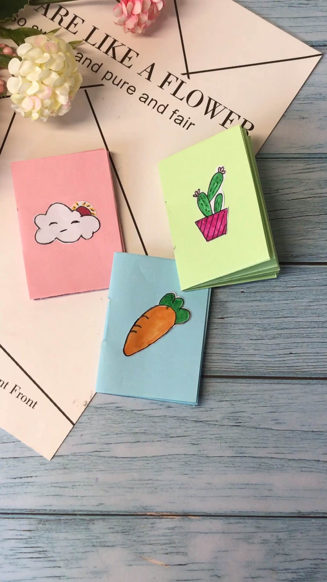 创意手工diy不用钉书机不用胶水一张纸也能做的小本本