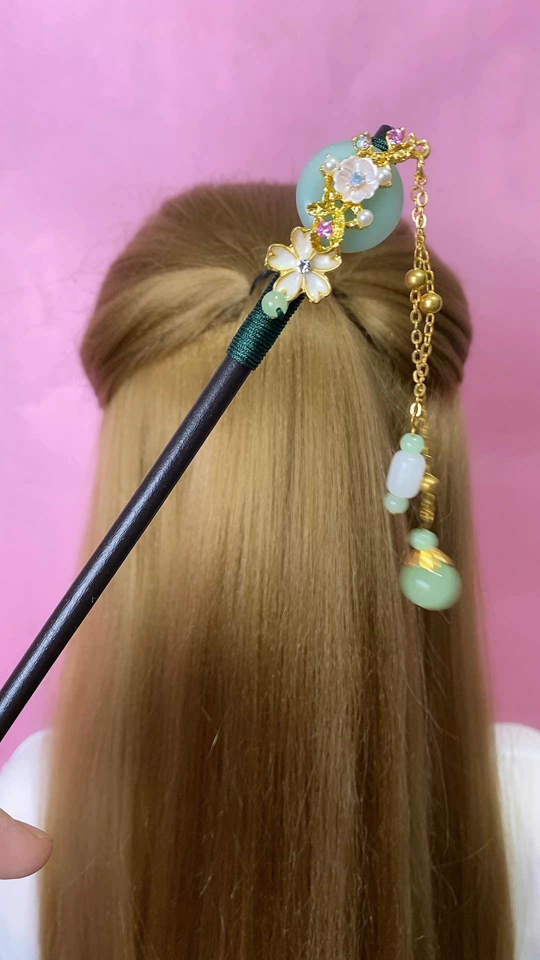 全民最火编发#一根发簪一个古风发型