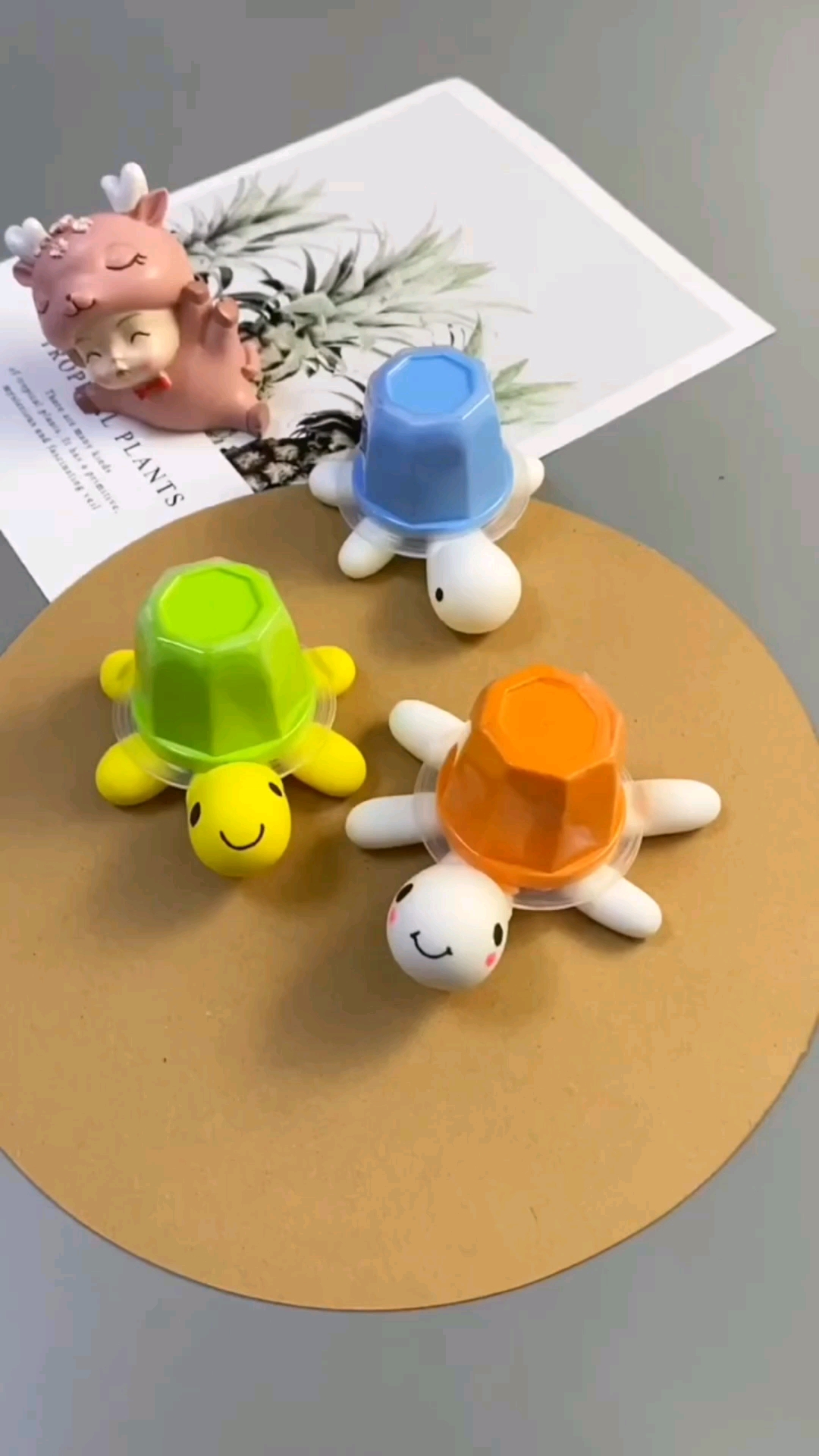手工制作#吃完的果冻壳不要扔,和孩子一起做一只可爱的小乌龟吧-缎