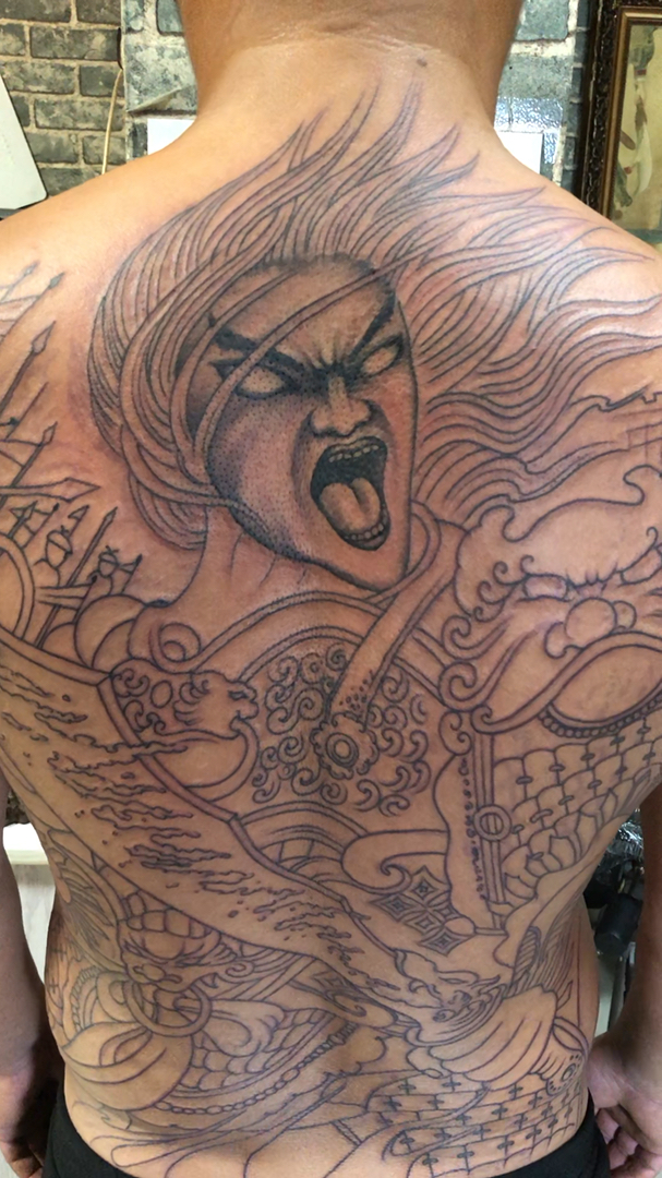 再来一个白起线条