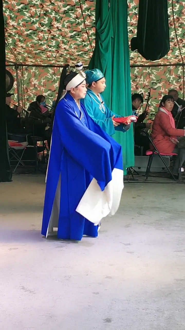 河南越调《李天保娶亲》襄城县越调剧团申派传人张秋香饰演诸葛亮