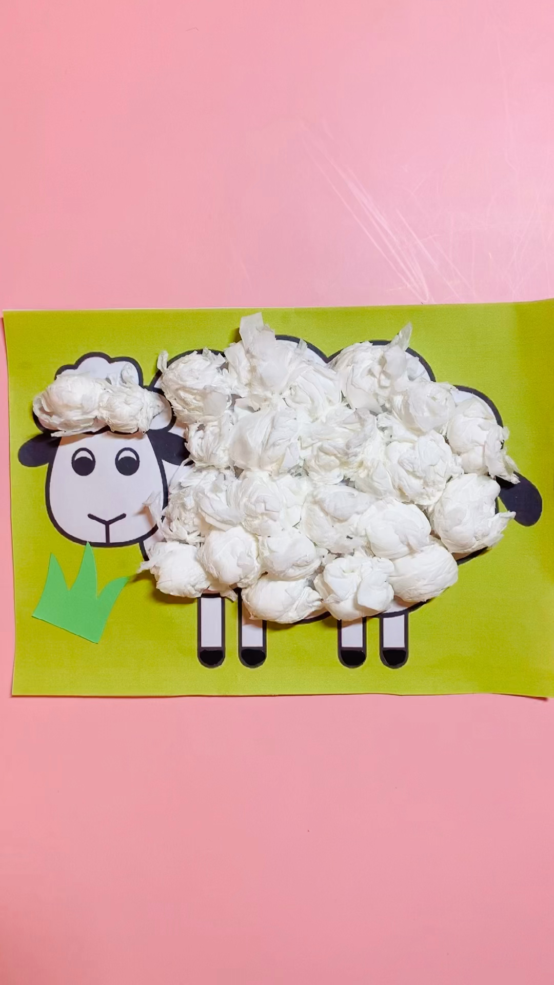 手工制作#撕纸小绵羊创意手工-度小视