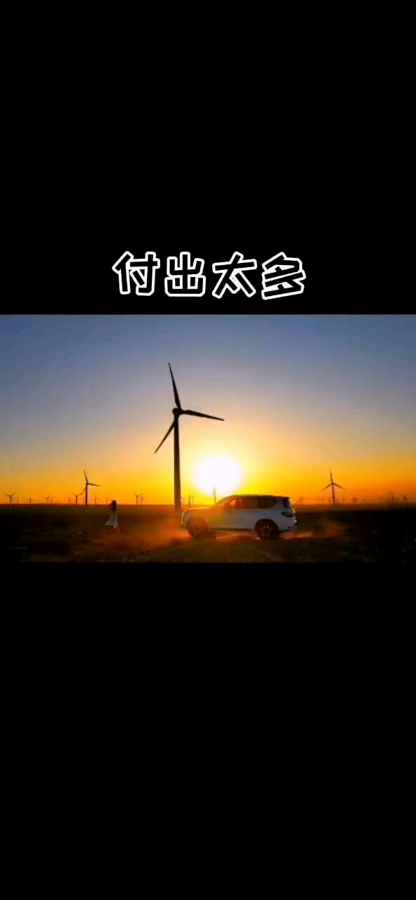 扎心情感语录#真的是付出太多了吗