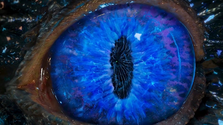 高清60帧#3000以上的手机可以看清龙瞳孔的血丝,3000以下就看不见了