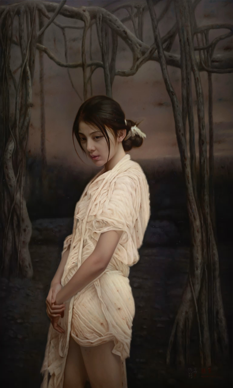 油画#王龙军老师的写实油画作品!你喜欢嘛想学的童鞋来吧