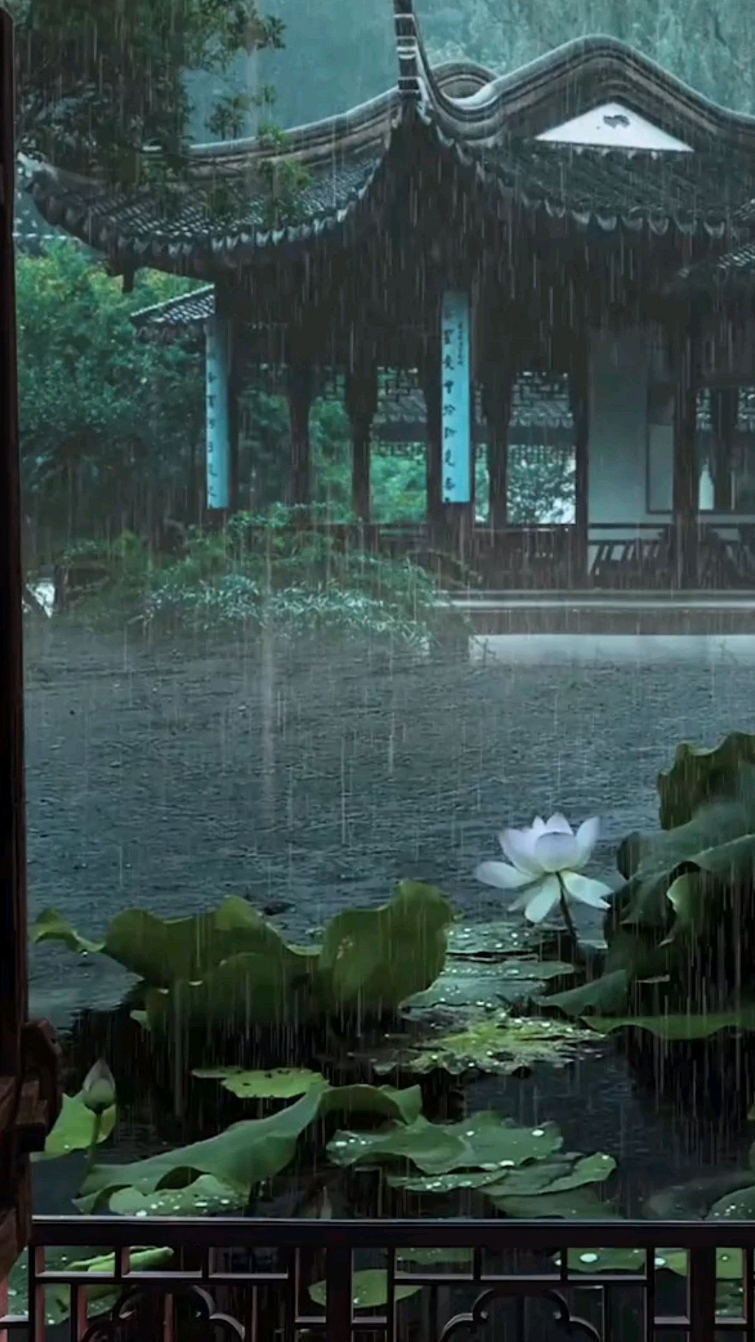 江南烟雨 凄美图片