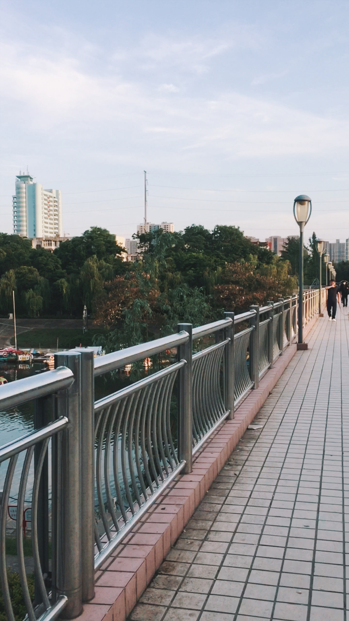 河南省印象#平顶山公园北门湛河桥