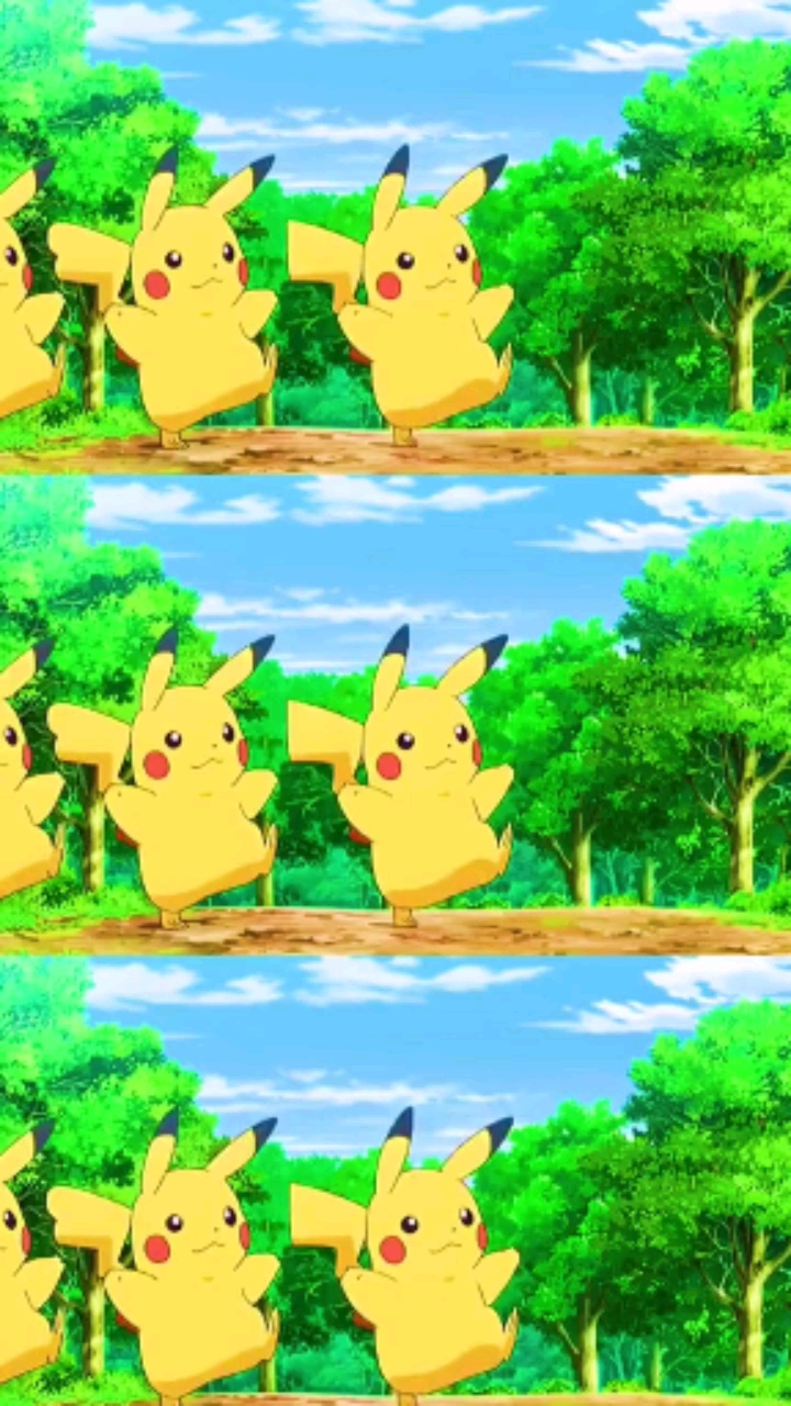 动漫#一群皮卡丘跳舞你见过吗?