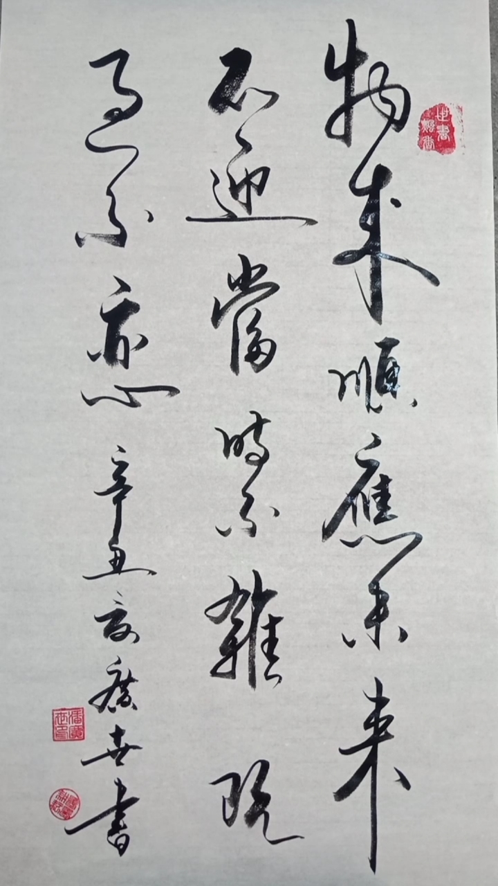 物来顺应,未来不迎,当时不杂,既过不恋-度小视