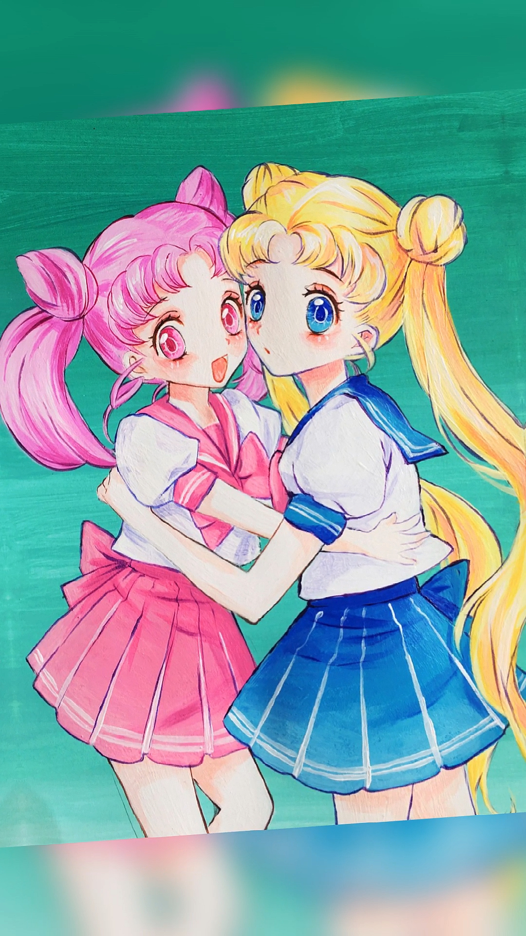 画画原来如此简单#美少女的三种画法你学会了吗?-度小视