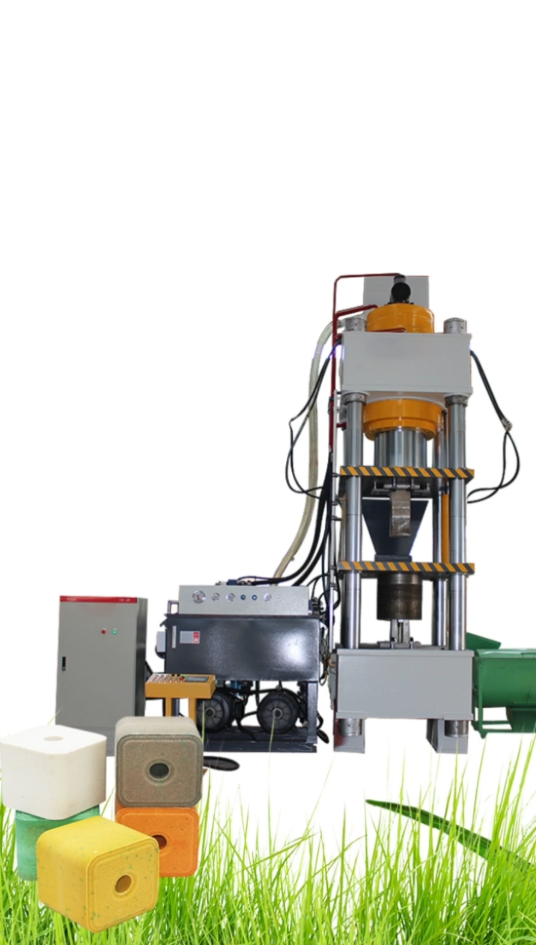 仅需要一台牛羊舔舐盐砖机就能开办牛羊舔砖厂