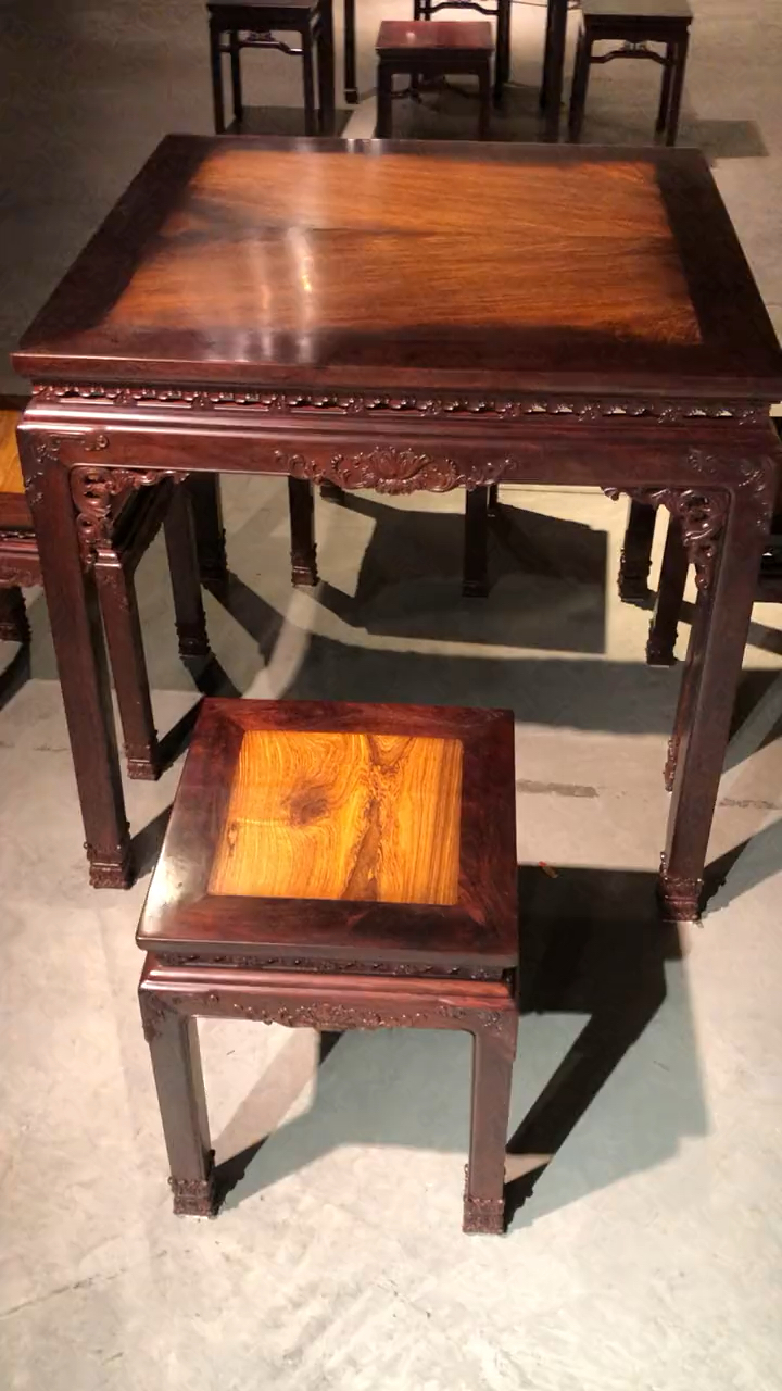 海南黄花梨休闲桌