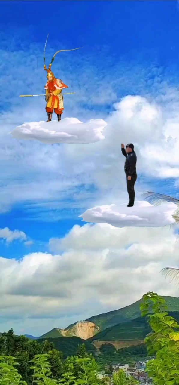 全民特效师#和猴哥一起腾云驾雾