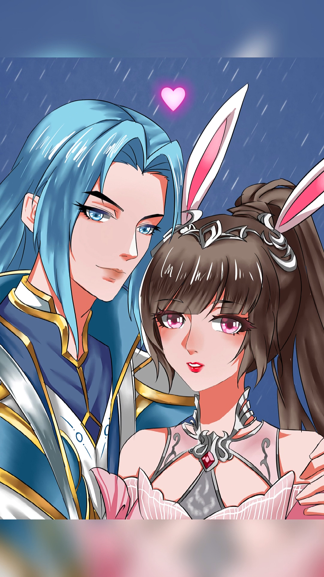 斗罗大陆#情侣头像～唐三和小舞-度小视