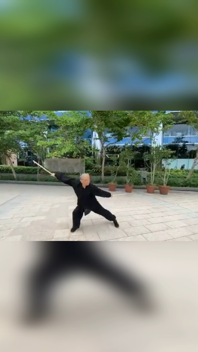 中华武术大圣劈挂门耿俊发师傅演练的拦马橛