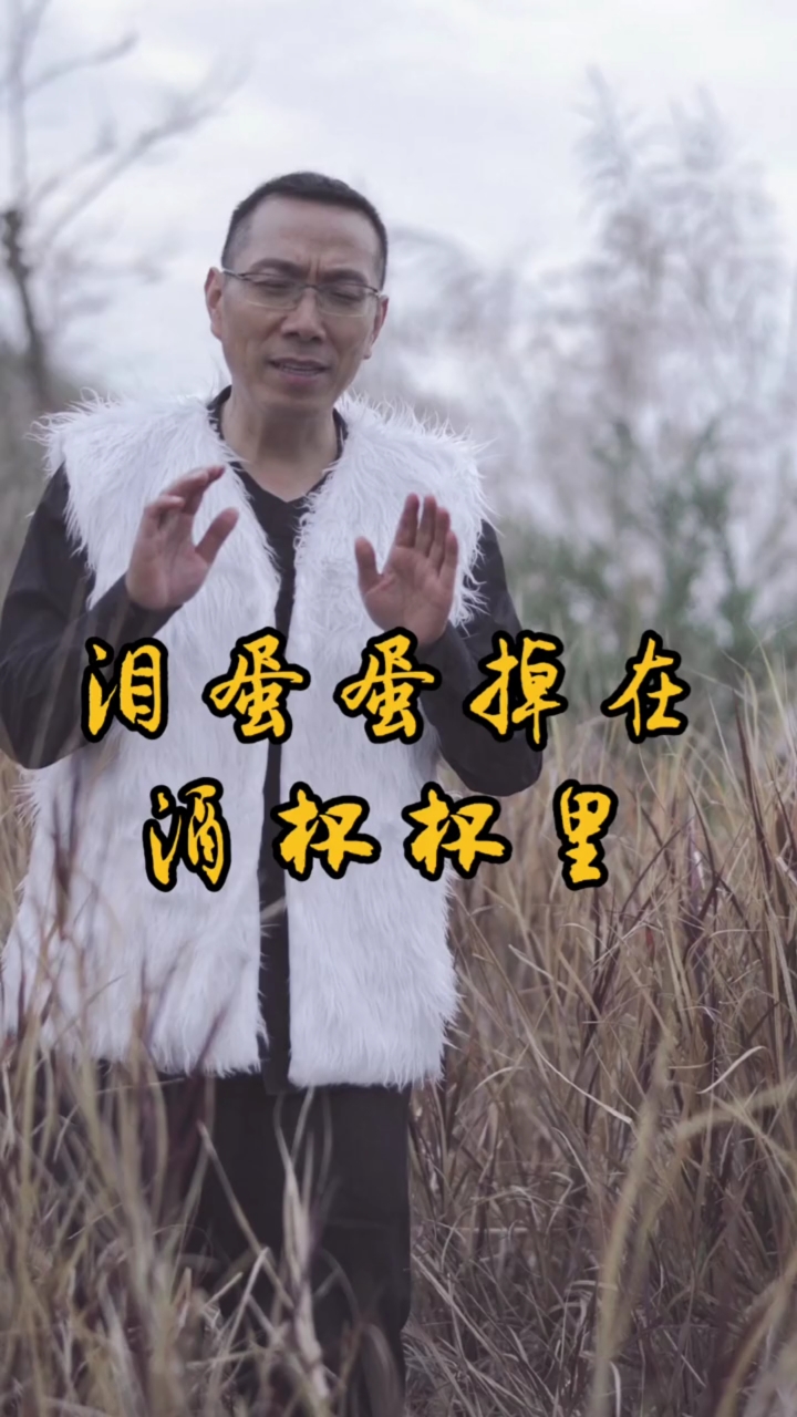 这大哥又说又唱的,泪蛋蛋掉在酒杯杯的真情内暮