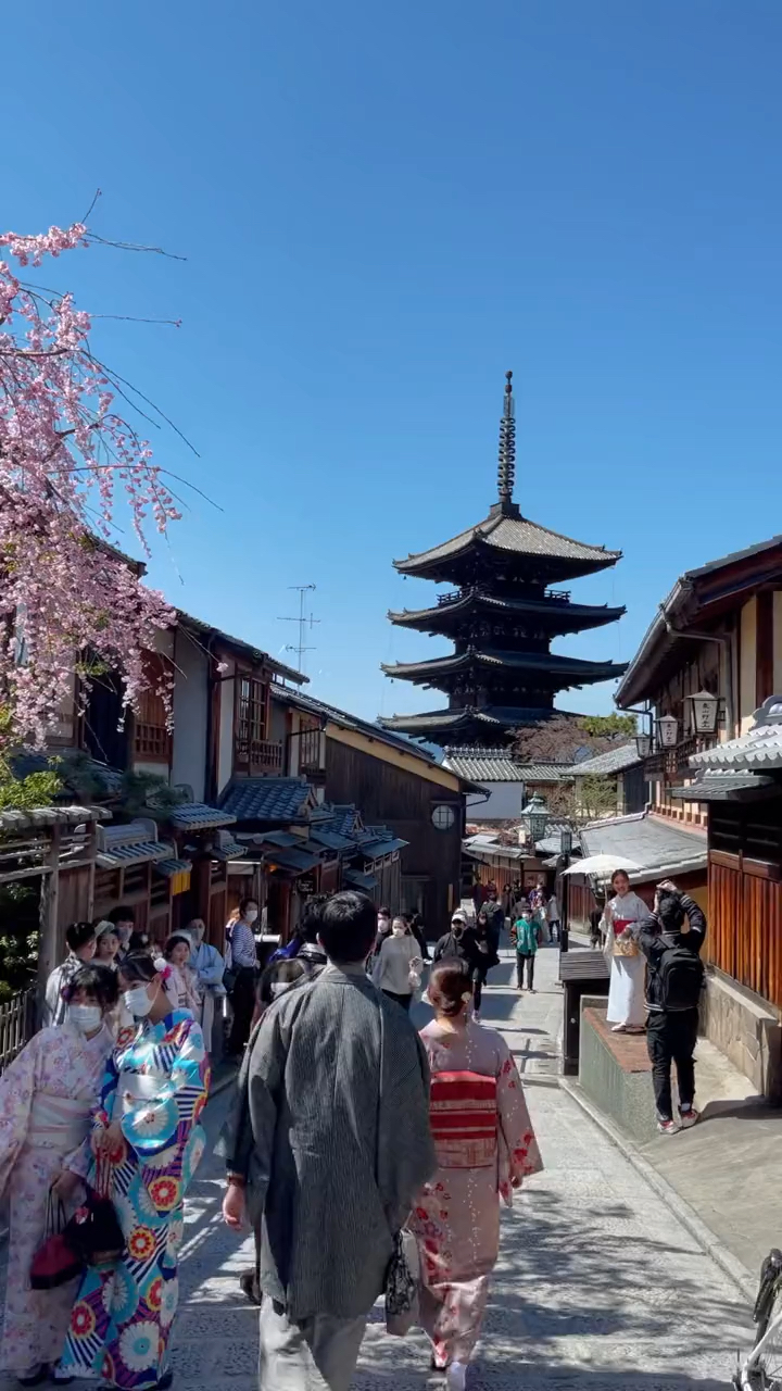 日本京都清水寺美景