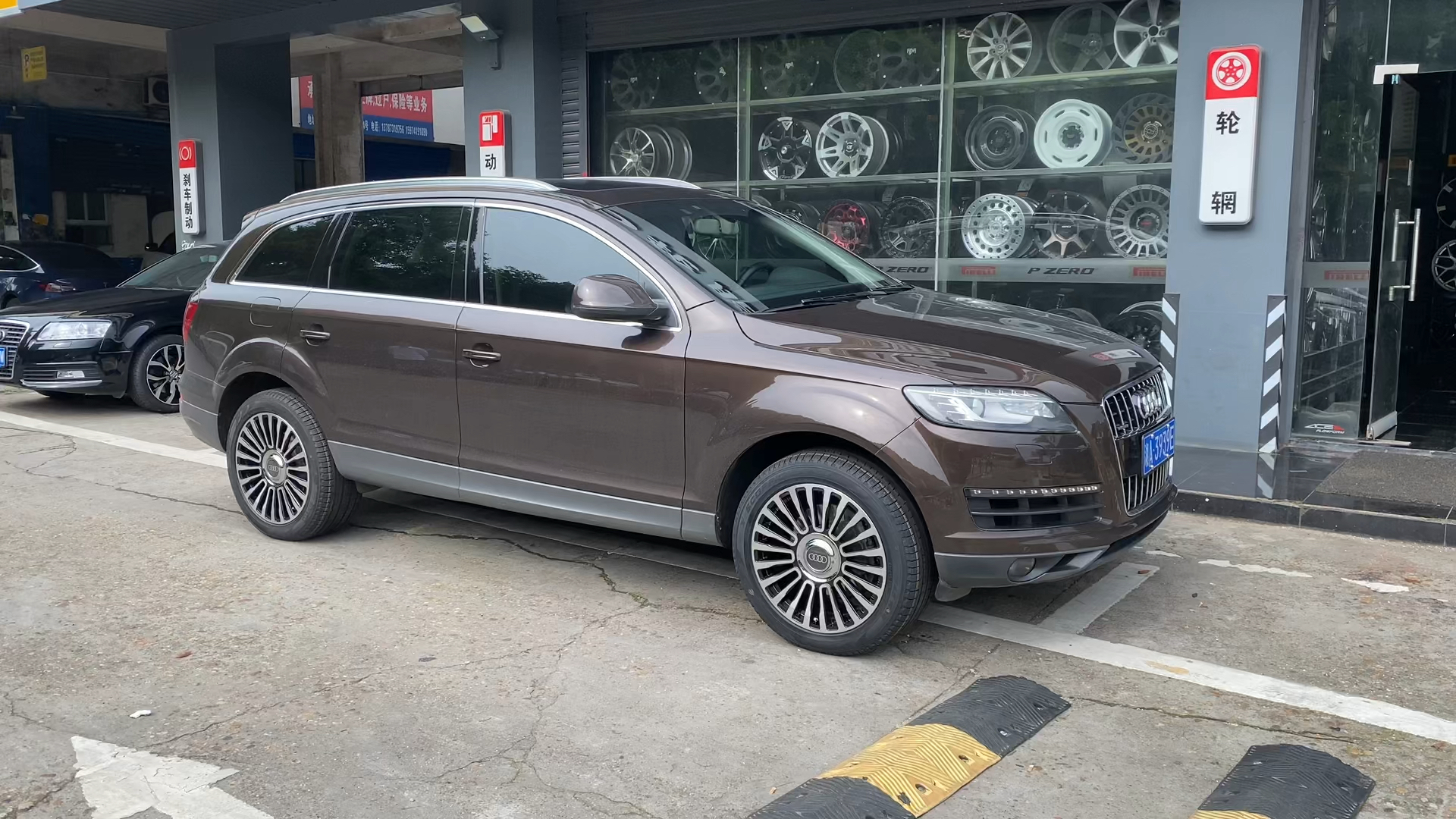 轮毂轮胎改装升级奥迪q7轮毂轮胎改装升级27545r20