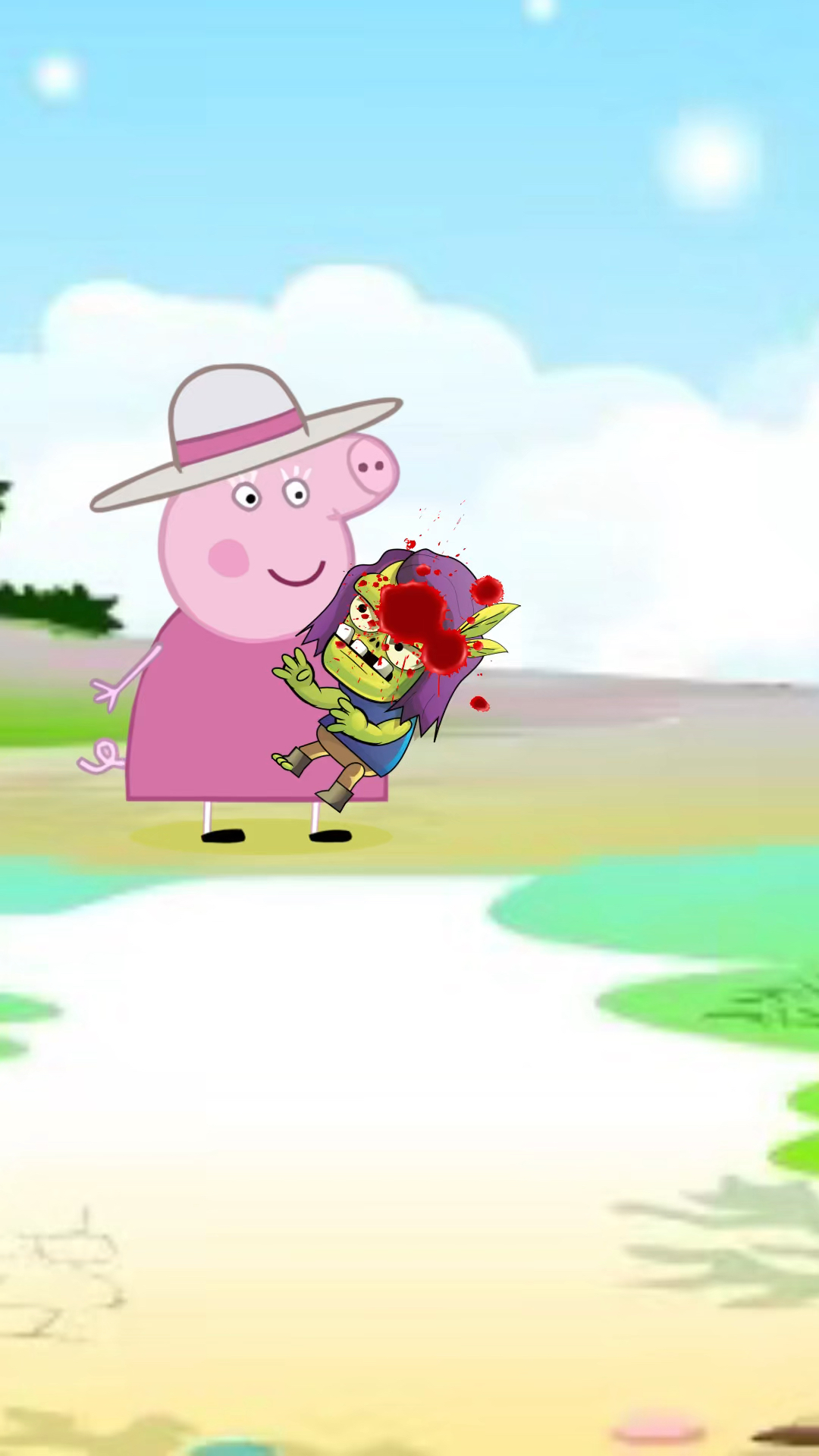 为什么猪奶奶抱着他!