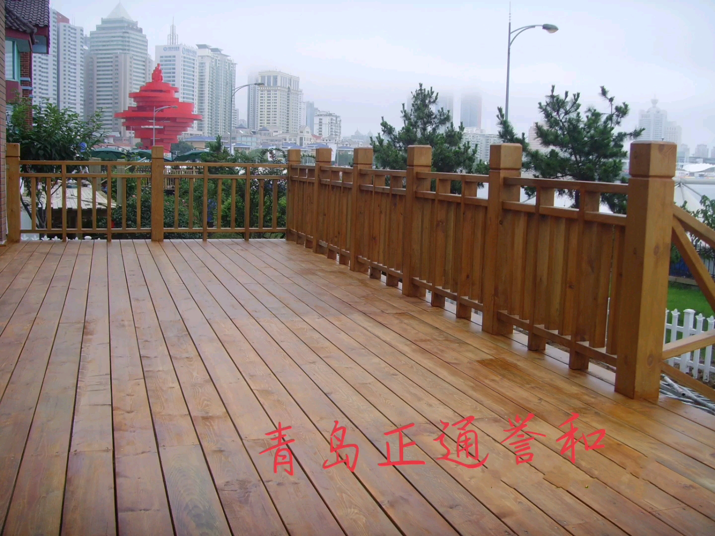 木栈道#木栈道油漆木蜡油德国雷玛仕水性漆户外耐候木器漆木屋油 