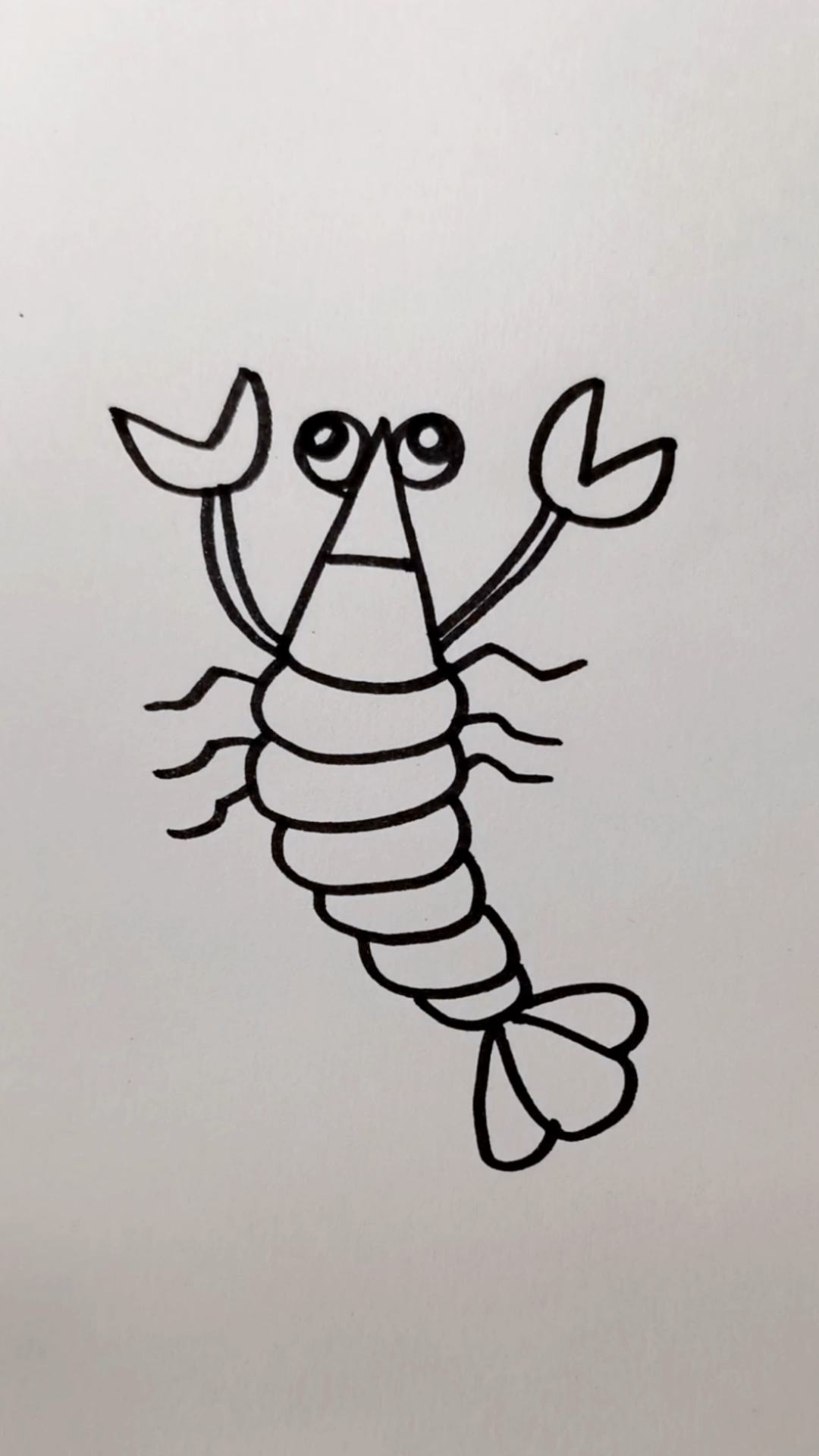 大龙虾的画法图片