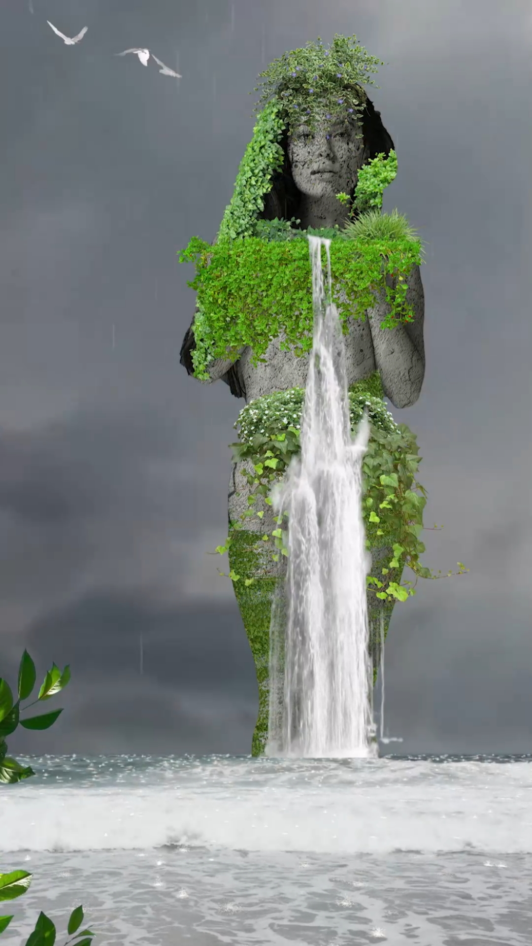 视觉震撼#女人是水,水能生财,这大自然天工造就的奇观,太神奇了,贤