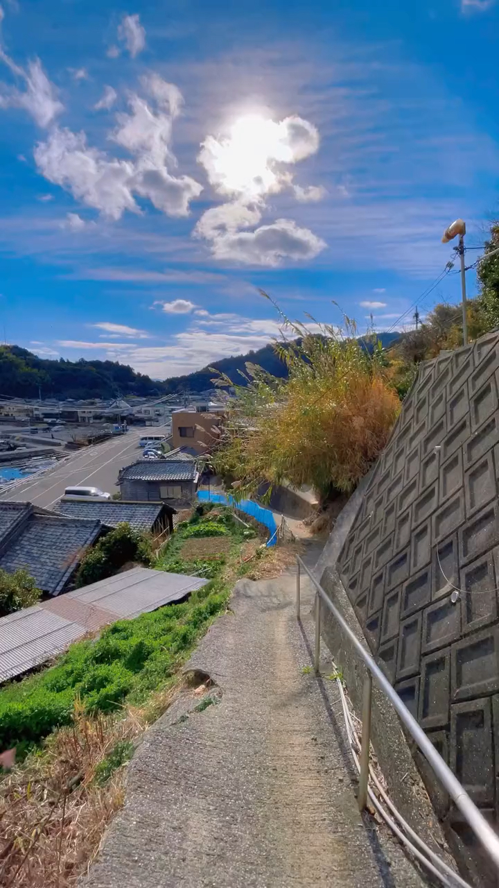 日本乡村小镇风景图片