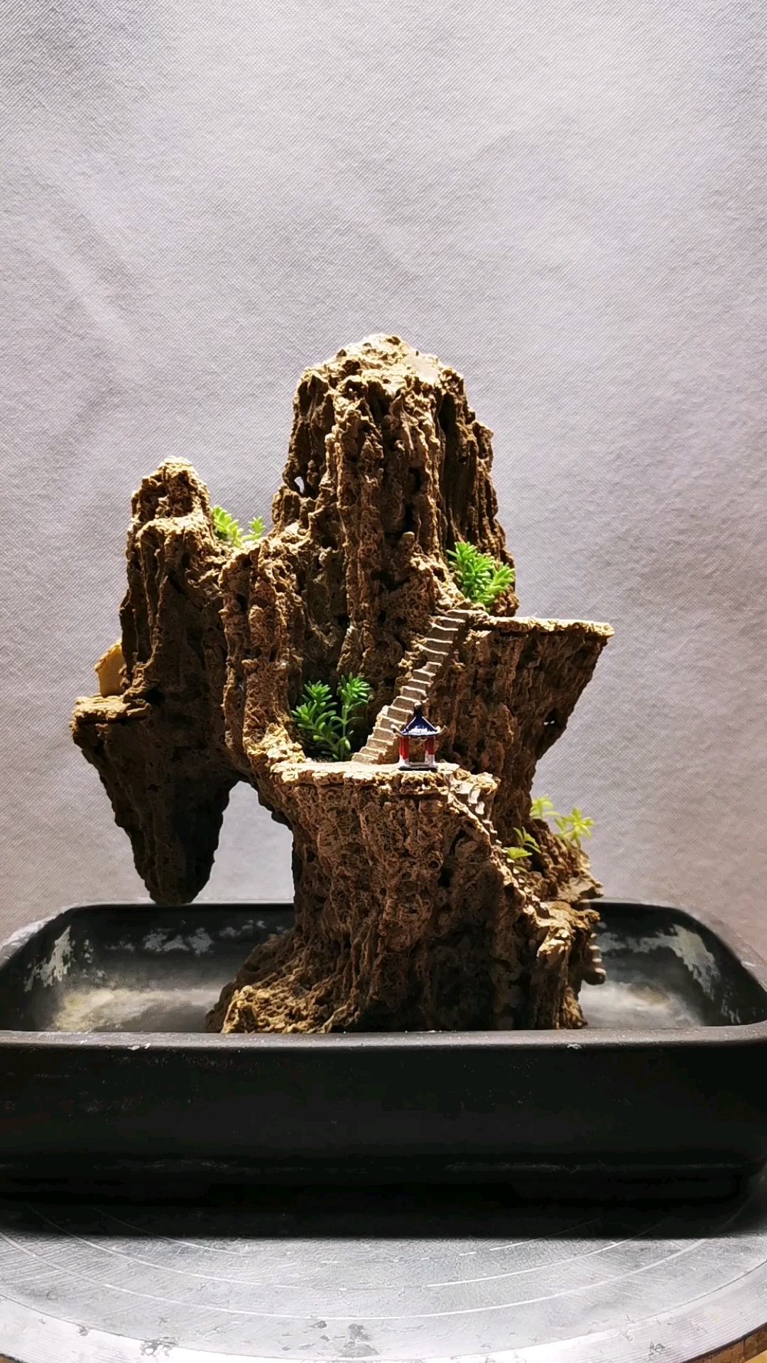 吸水石假山盆景新作欣赏十四