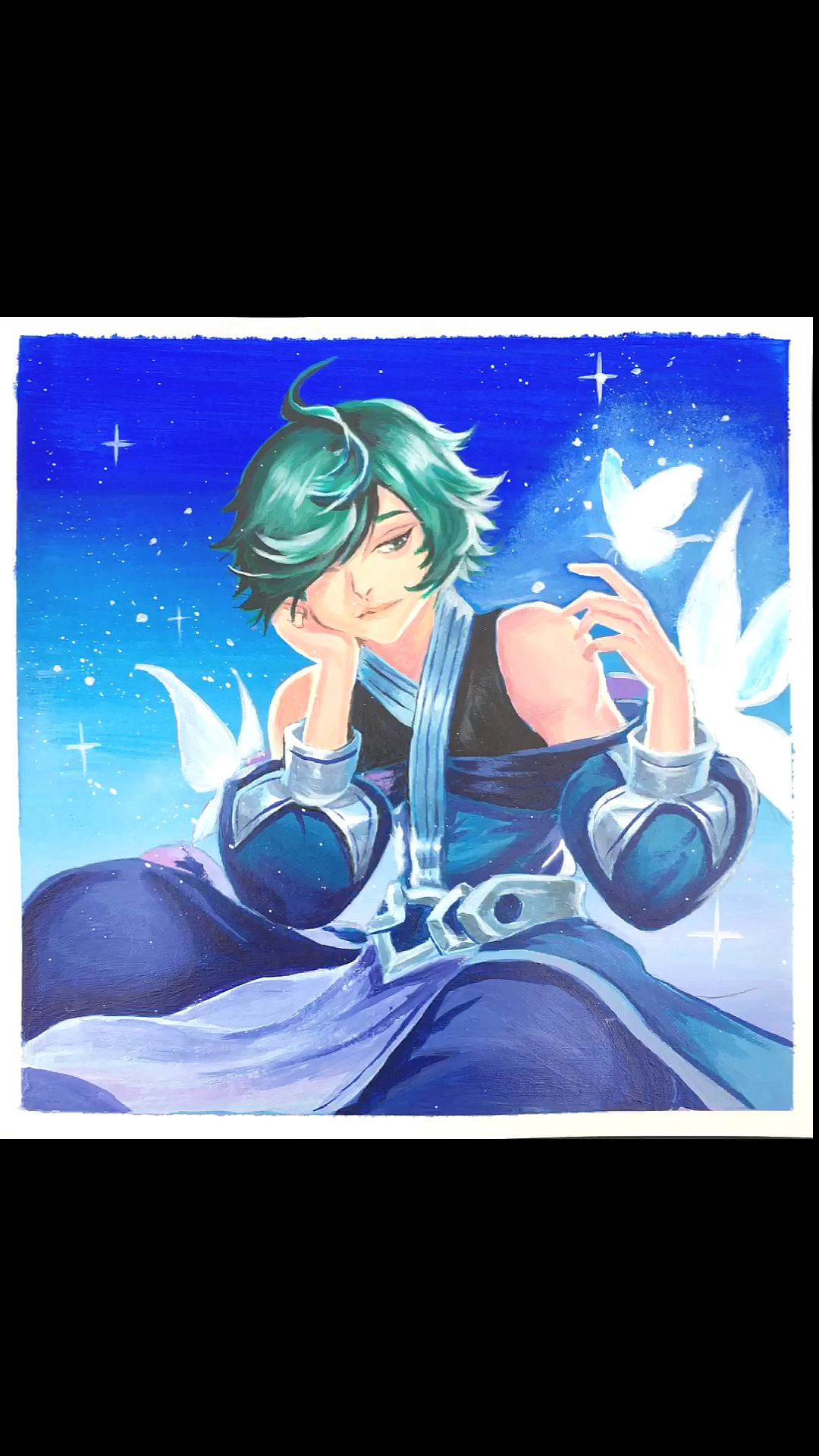 画画原来如此简单#粉丝画的庄周,你给几分?