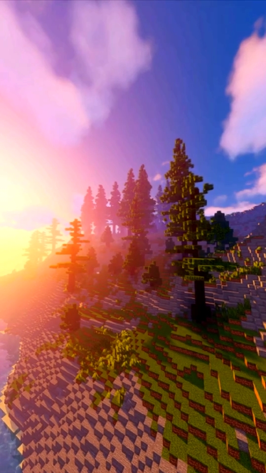 我的世界#我的世界风景欣赏(1),其实我的世界里面的风景也是很漂亮的