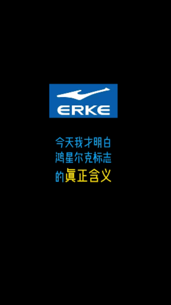 鸿星尔克今天我才明白鸿星尔克标志的真正含义