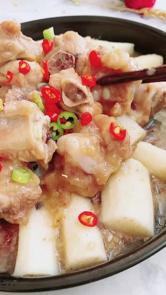 山药蒸排骨,营养又美味