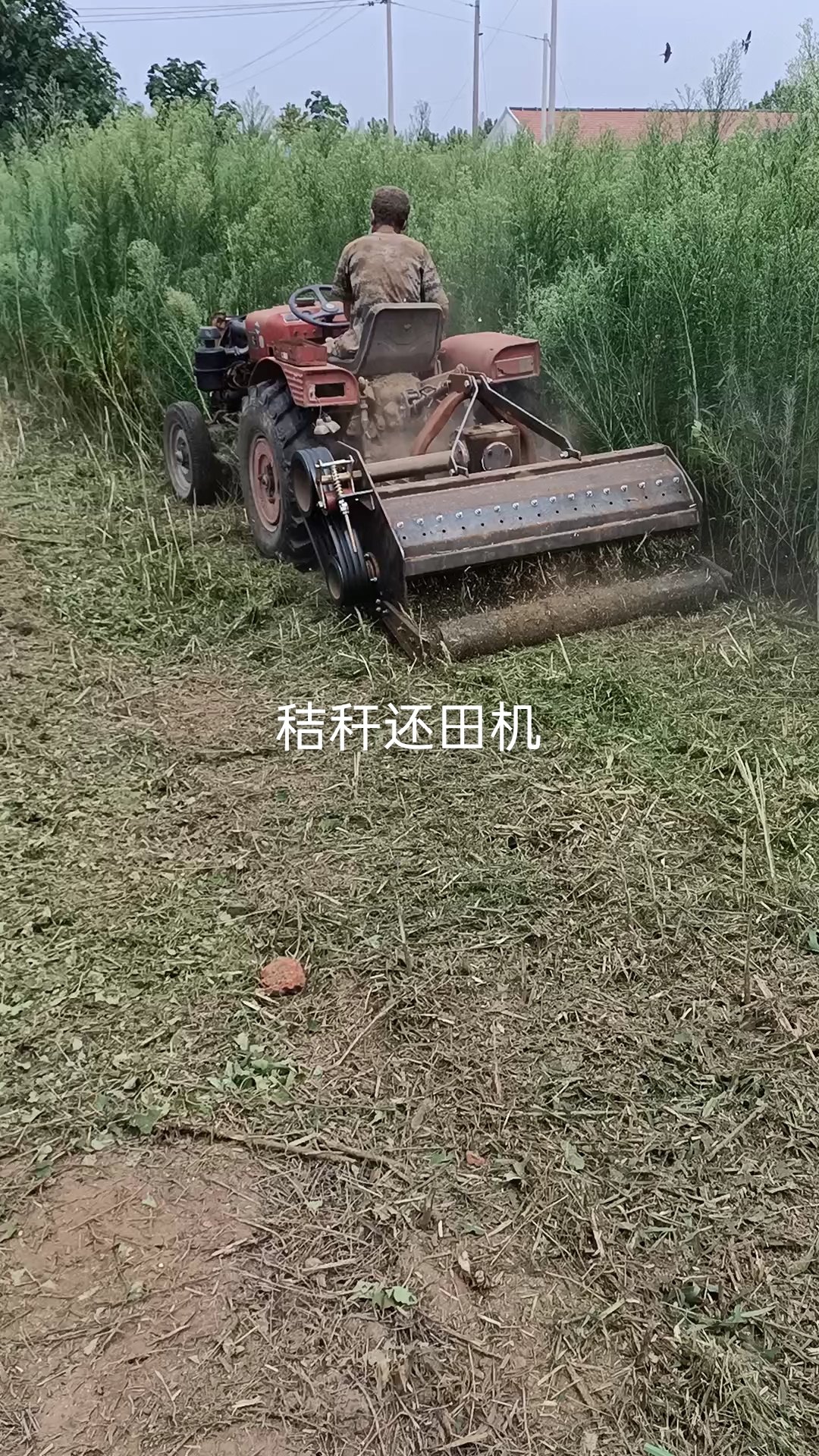 好物测评#秸秆还田机秸秆粉碎机