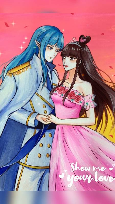 画画#王默和水王子的三种画法,最后一种太虐狗了……-度小视