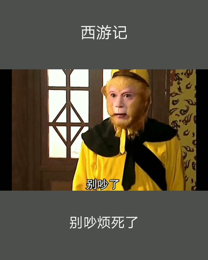 西游记#猴哥名场面,大师兄烦死了你们别吵!