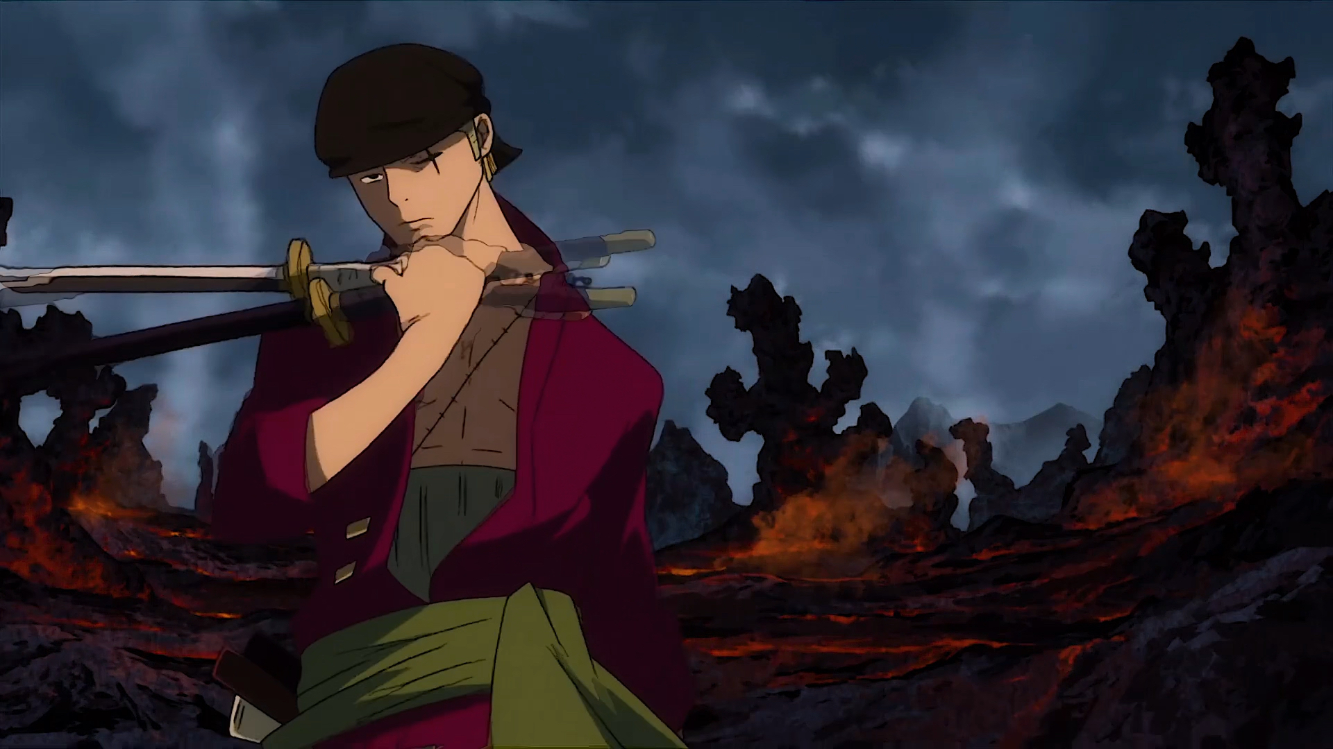 索隆#"对不起,我这个人从来不信神"