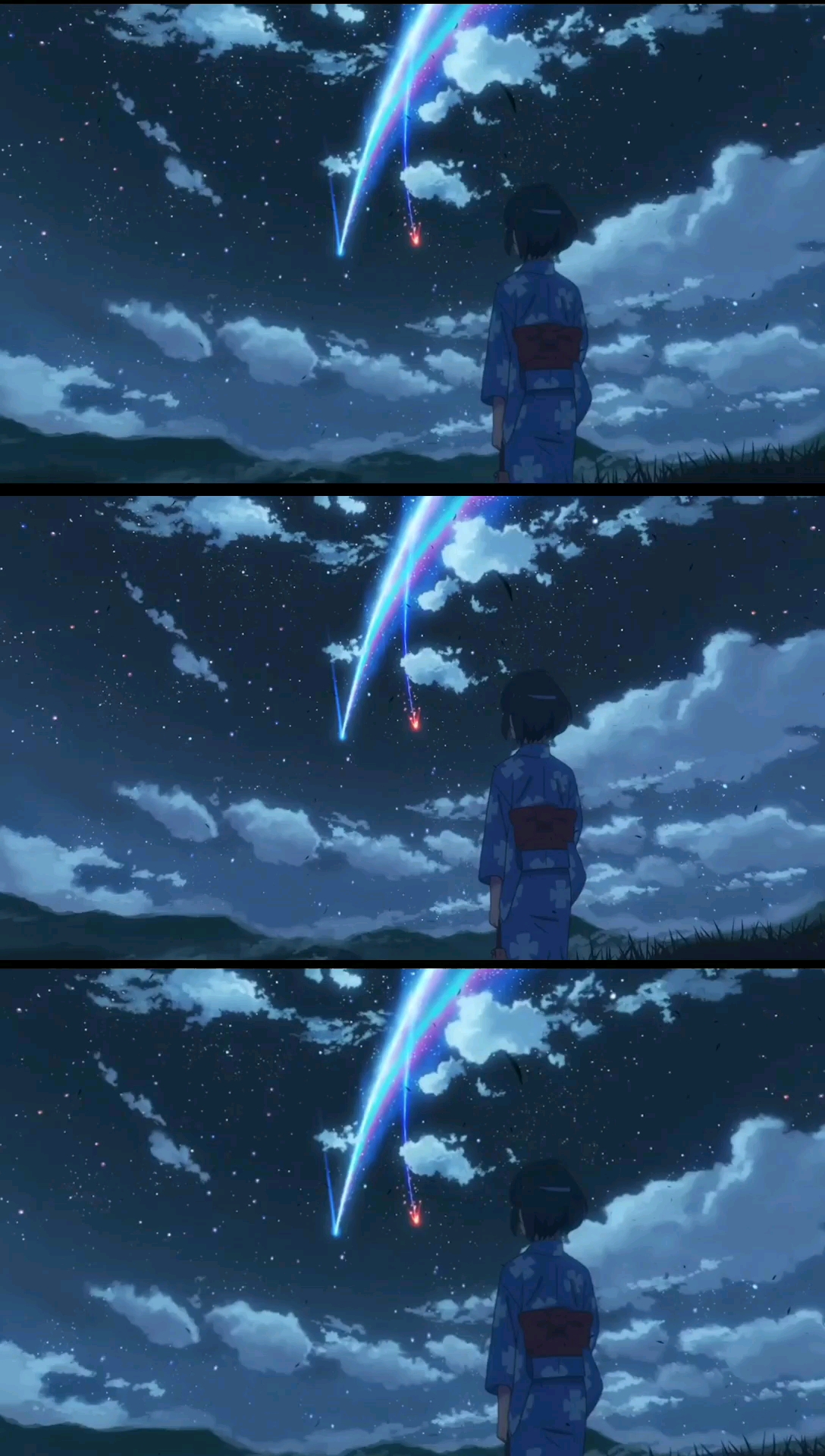 当流星划过天际,烟花在寂静中爆开时,脑海中浮现的又是哪个人呢.