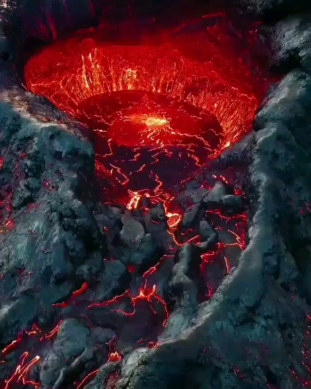 最美的风景#这不是火山,这是地狱火