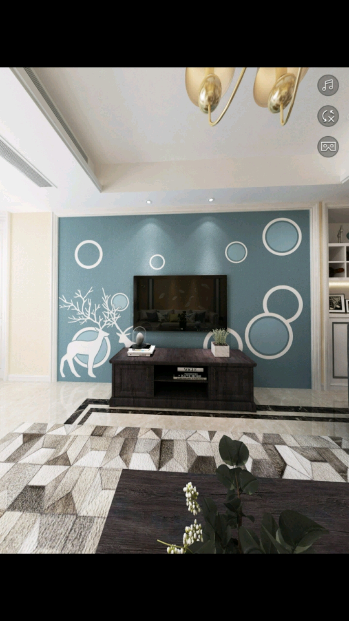 金保姆贝壳粉背景墙弹涂