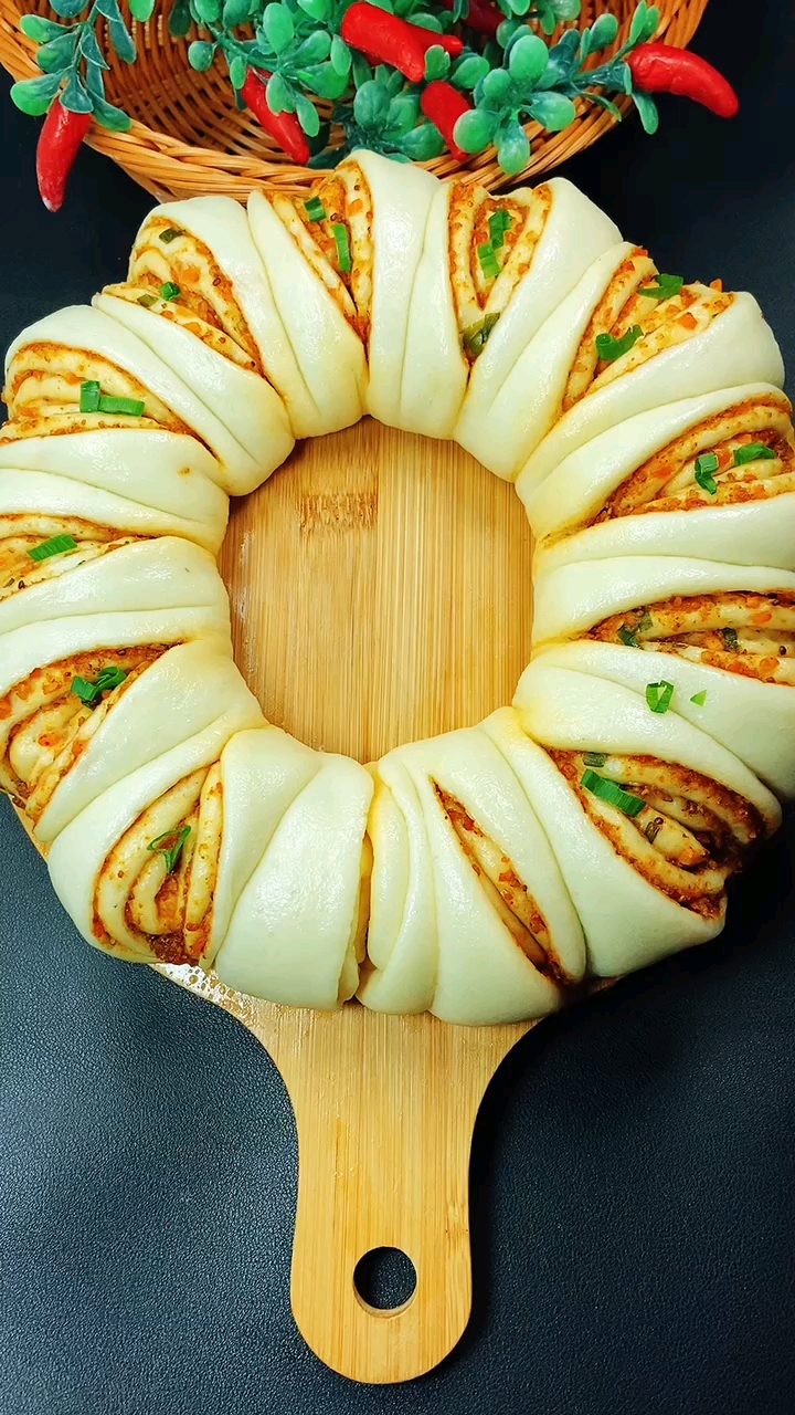 烧烤口味盘龙大花卷