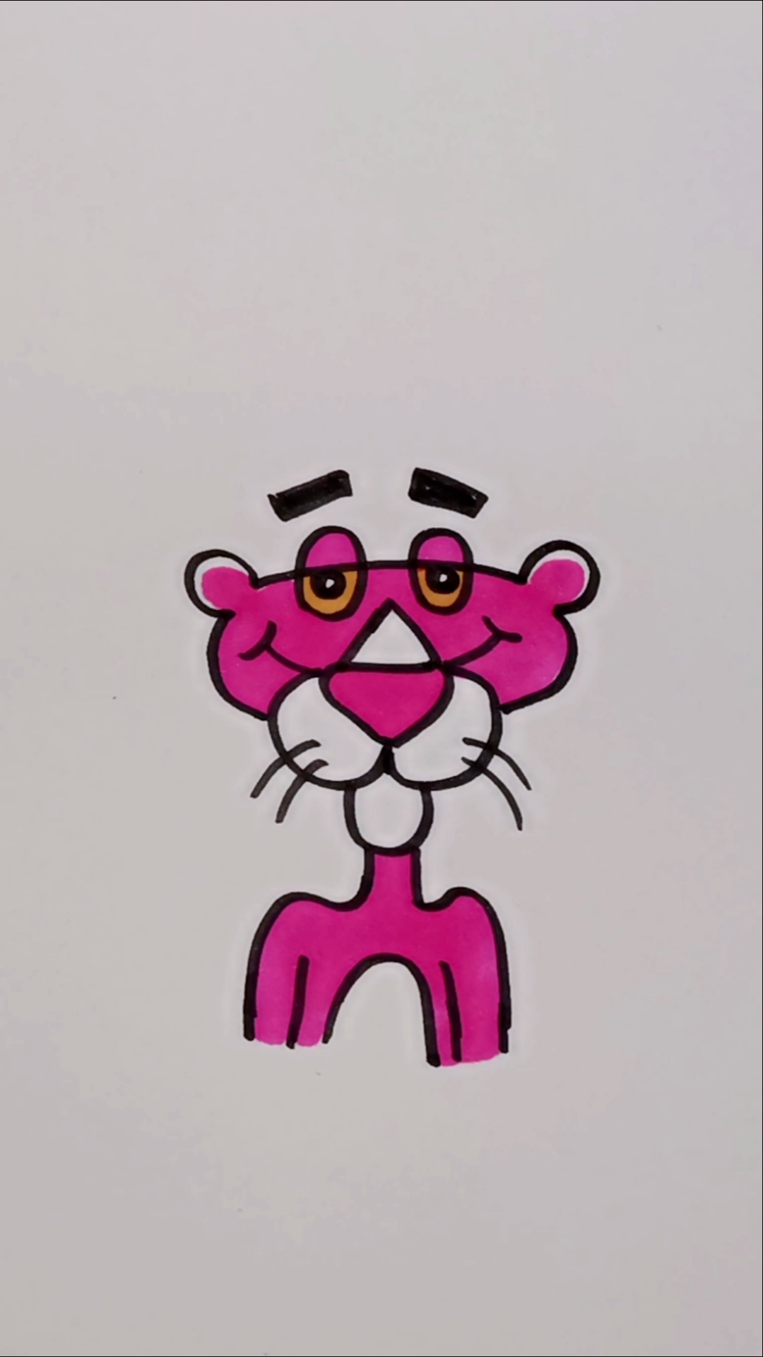 粉红豹画法图片