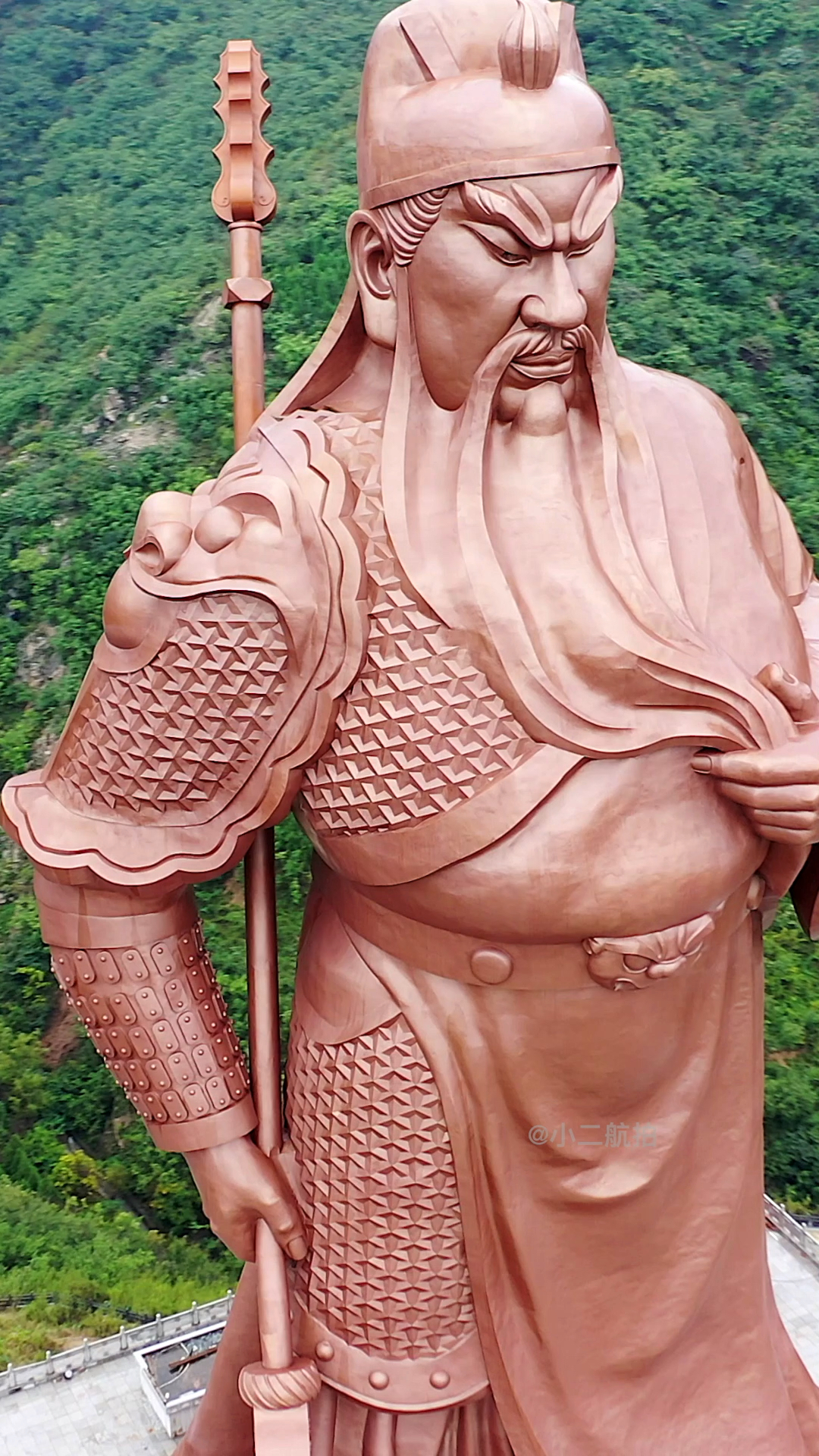 山西运城最大的铜像,高80米,耗资2亿,关公:忠仁孝义,一代武圣!-度小视