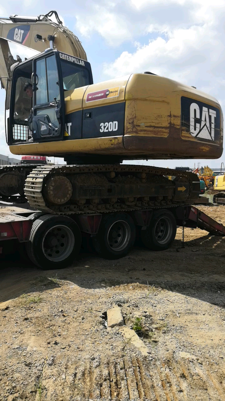 二手挖掘机总会#卡特320d装车发货