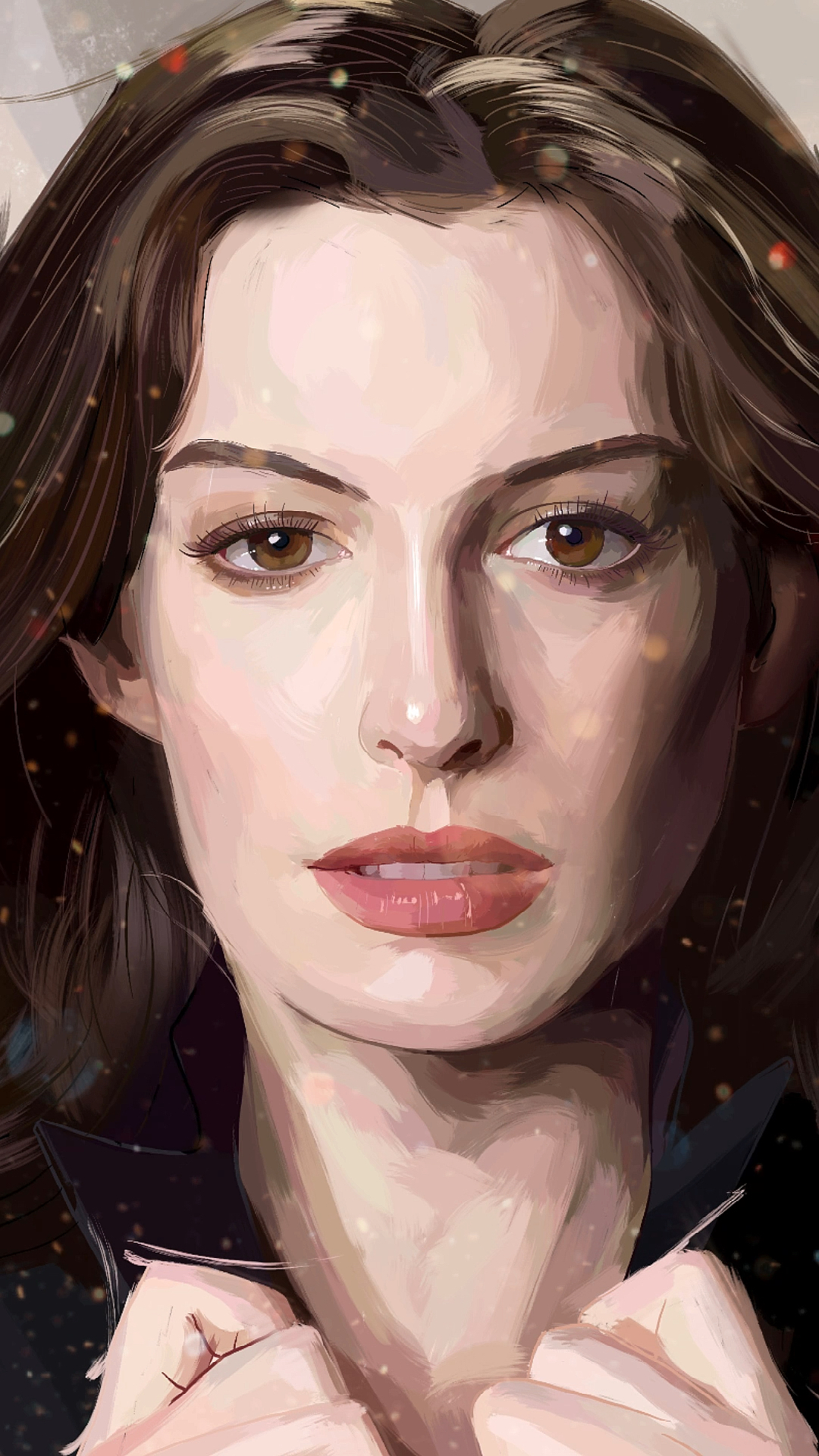 画画原来如此简单#美丽的皮囊千篇一律【手绘安妮海瑟薇】-度小视