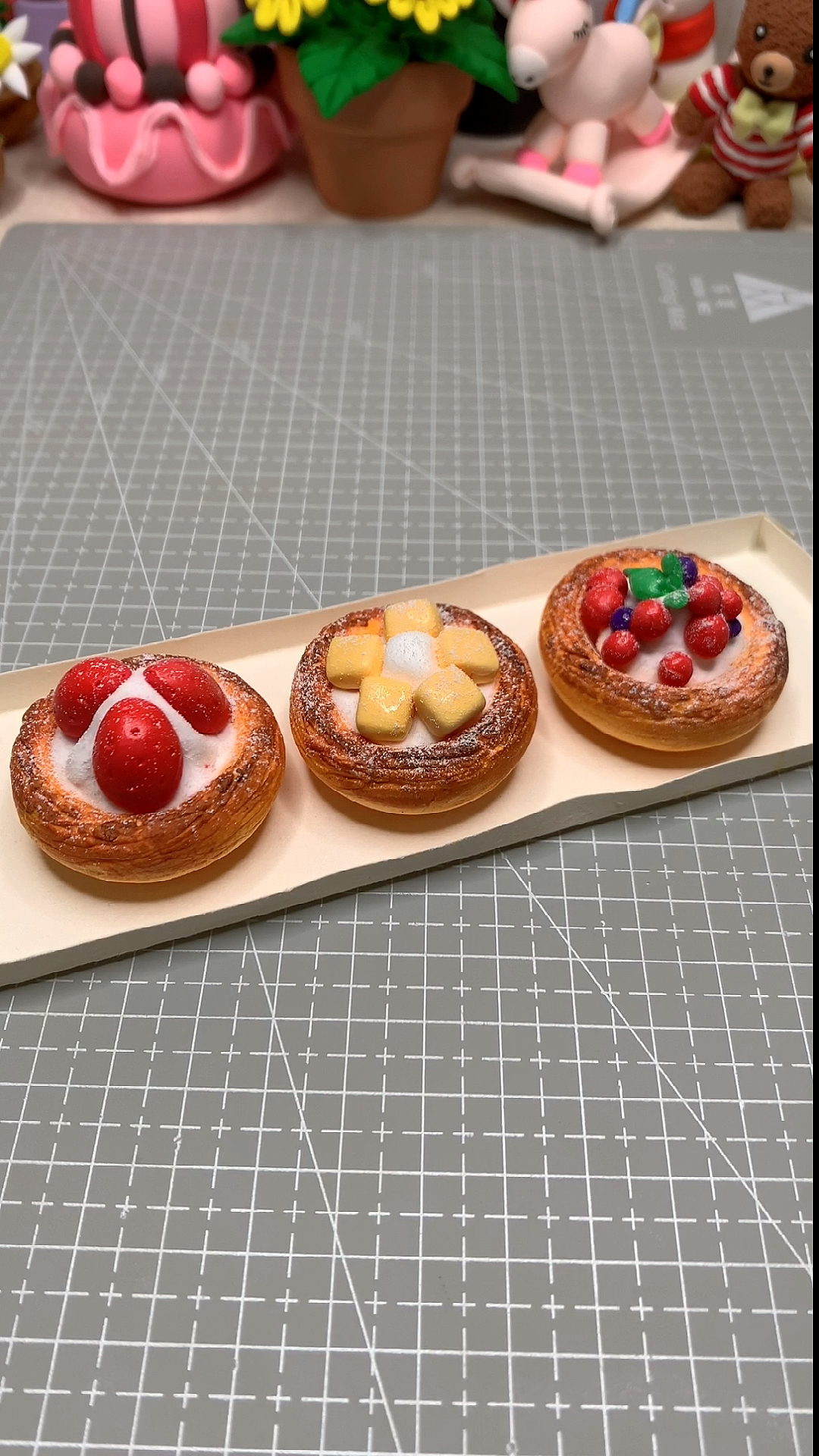 超轻粘土#有小可爱私信我做蛋挞的来啦