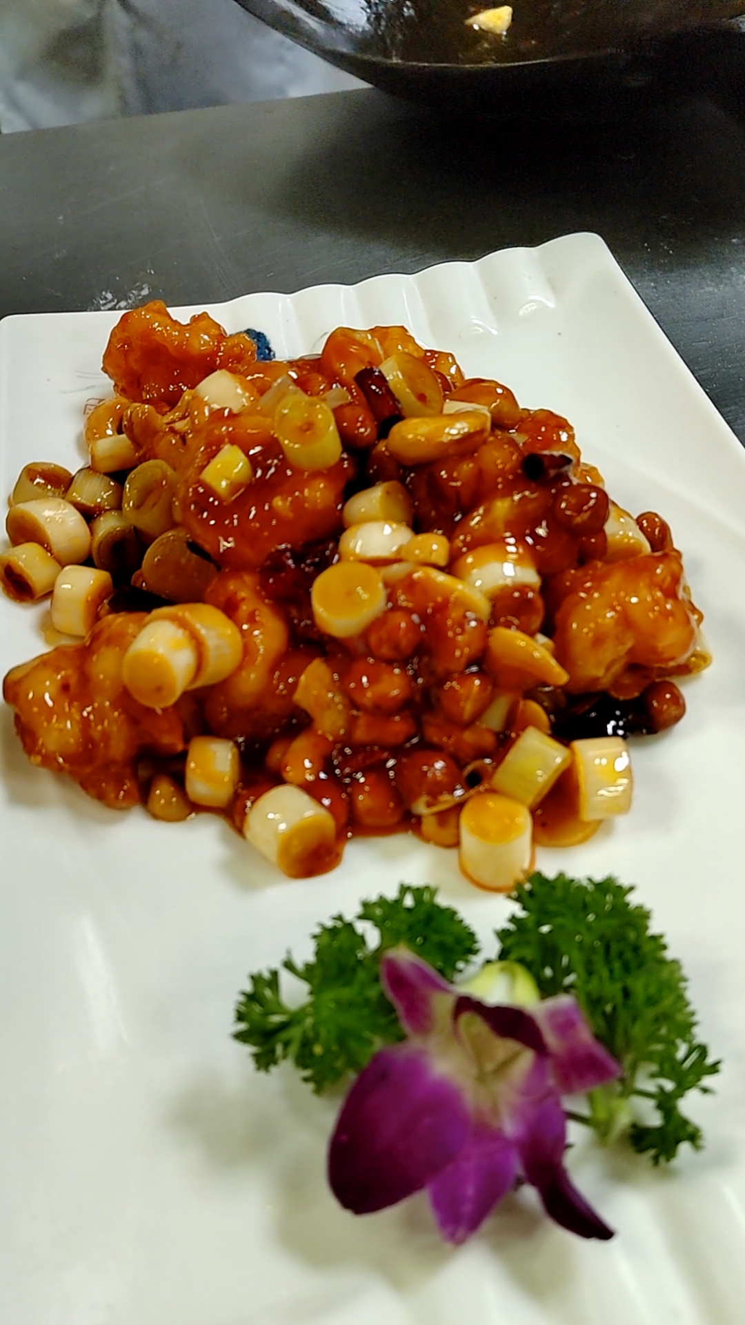 腰果宫保大虾肉