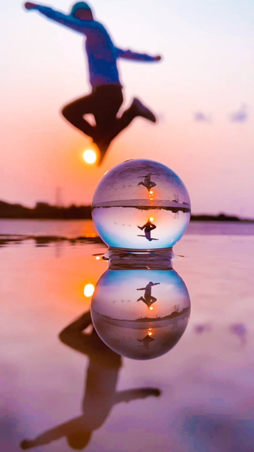 手机创意摄影#夕阳无限好只是近黄昏