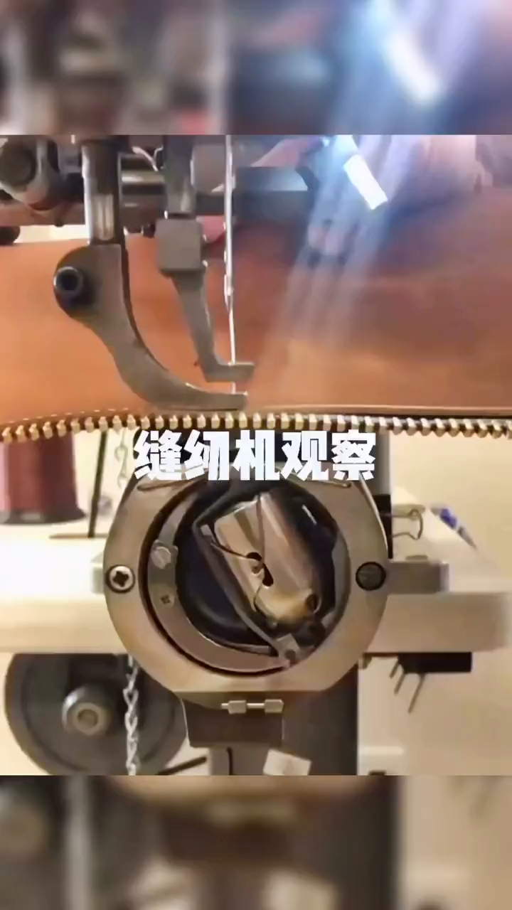 412njp缝纫机摆梭机构观察