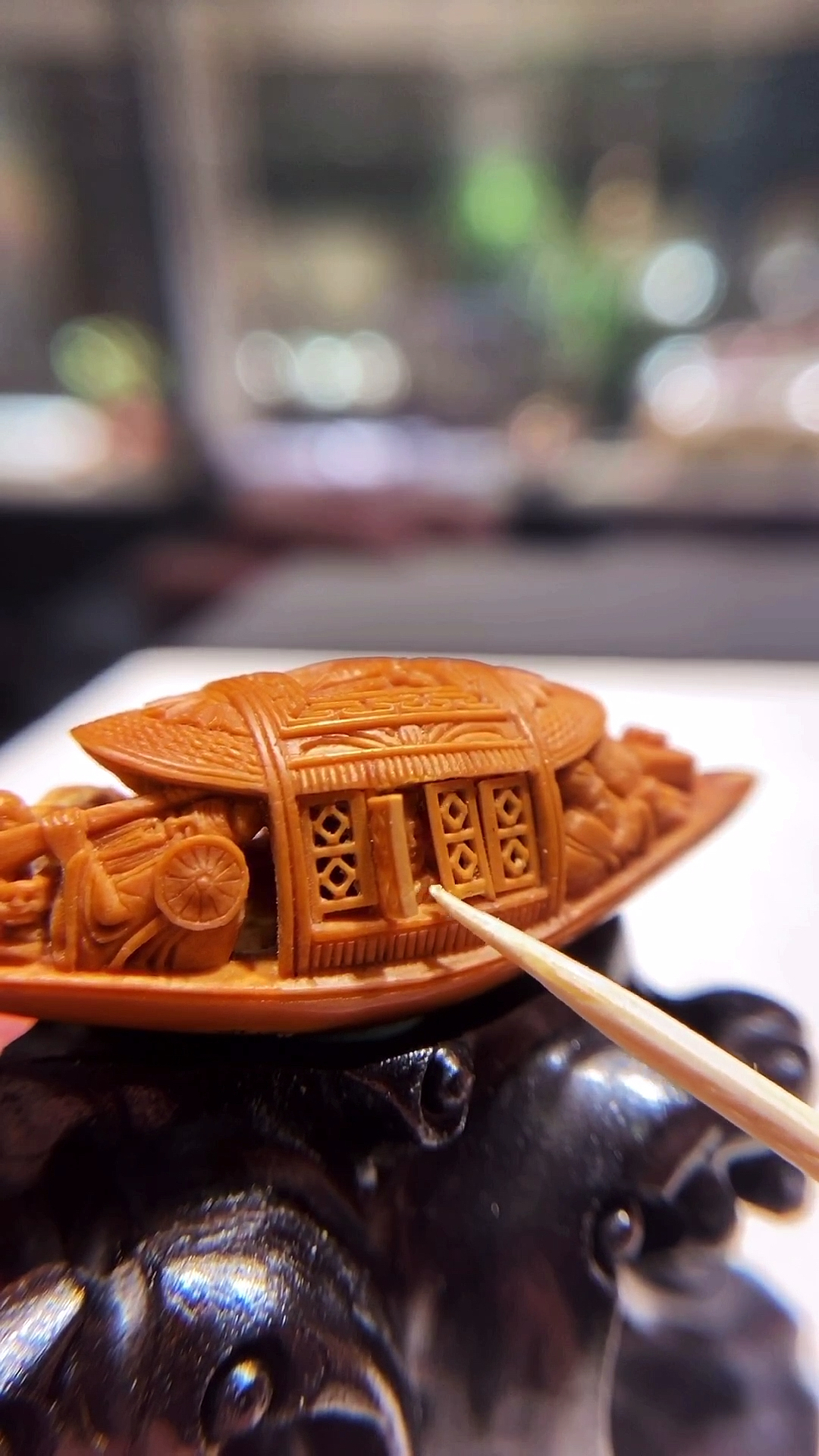 核小二核雕#核舟记